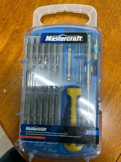 Mastercraft screwdriver and bit set,, View more
