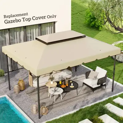 13' x 10' Gazebo Replacement Canopy, Gazebo Top Cover , View more