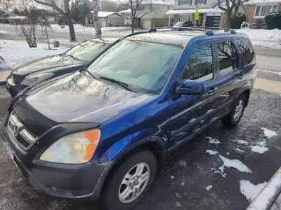 Blue 2003 Honda CRV for Sale As Is!!!