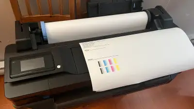 HP T120 24inch wide format printer, View more