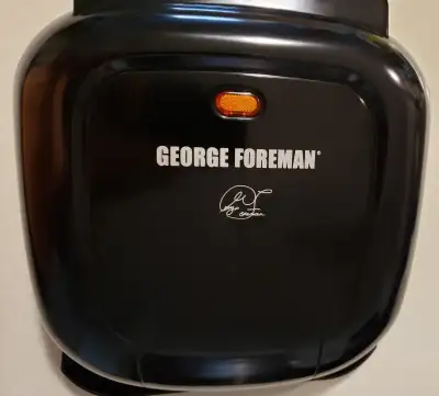 George Foreman 2-Serving Classic Plate Grill, Black, View more
