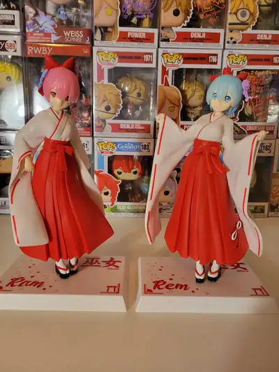 Selling my Rem and Ram anime figures. Some of my favourite figures and really cool outfits but need...
