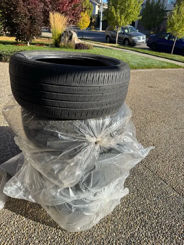 Goodyear All Season Tires 225/50R18 Great Condition in Tires & Rims in St. Albert - Image 2