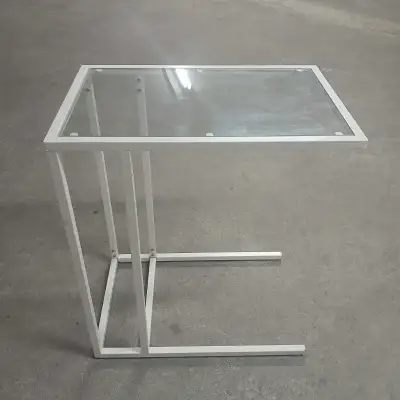 IKEA Vittsjo Laptop Stand Table Desk Home Office White Glass, View more