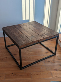 Reclaimed Wood Coffee Table Bois Antique 31¼x31¼x19"