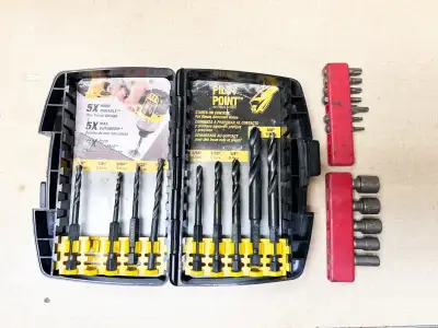 DEWALT drill bit set. Impact driver bits, and Impact socket set., View more