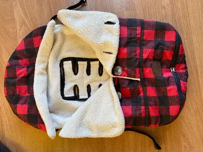 Excellent Condition - JJ Cole Bundle Me - Red Buffalo Check, View more