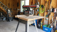 Band scie et scie radial / Band saw and radial saw
