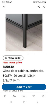 Ikea display cabinet 