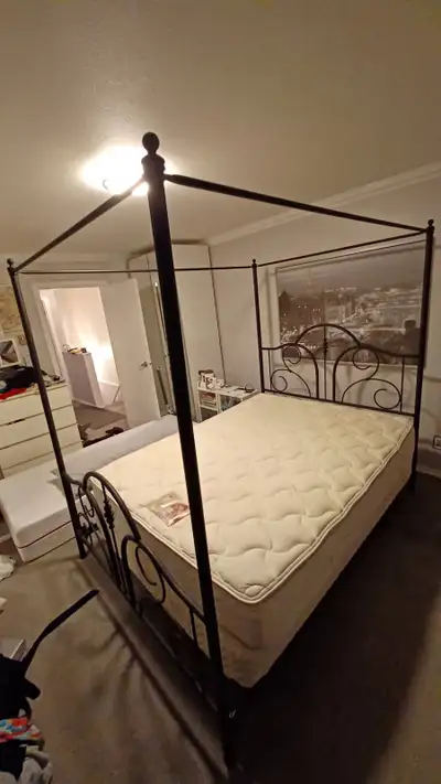 Queen size bed frame, View more