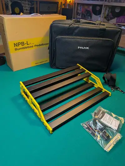 NuX NPB-L Bumblebee Pedal Board With Carry Bag, View more