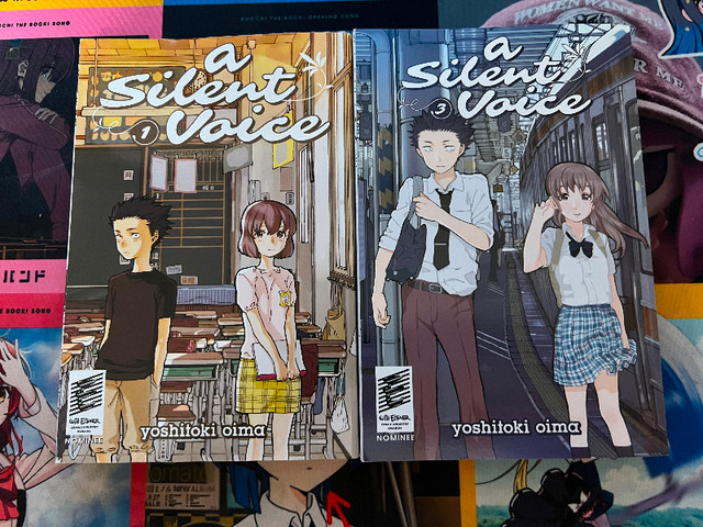 A Silent Voice Manga Vol. 1 & 3 in Comics & Graphic Novels in Markham / York Region