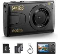 NEW: 64MP Digital Camera with 32GB Card