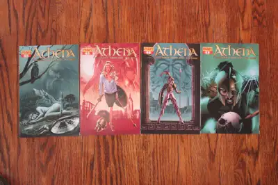 Comics Athena Set Of 4 Different Covers Same Story Inside Comic, View more