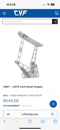 C10 hood hinges 1967-1972