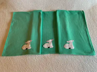 New. One-of-a-kind Infant fleece Blanket, View more