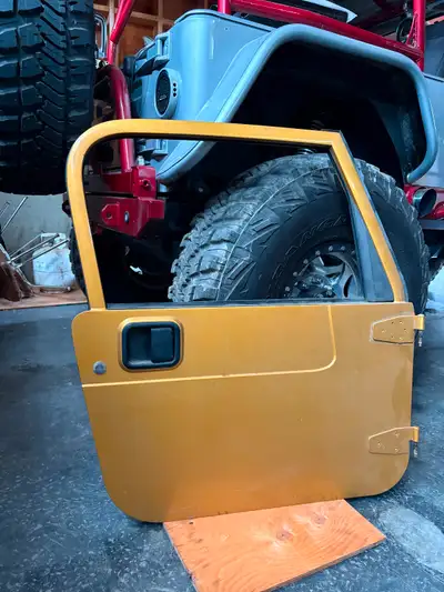 Rust and dent free Parksville originally from. Off 2003 Jeep Rubicon aztec gold. No mirrors or keys....