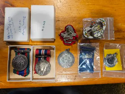 Vintage Military Medals and Collectible Badges, View more