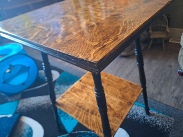 QUARTER SAWN tiger oak parlor table in Other Tables in Calgary - Image 3