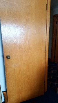 Commercial Oak Doors...  83 x 31.5 inch  Never installed.