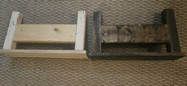 wooden shelf with hooks in Storage & Organization in St. Catharines - Image 4