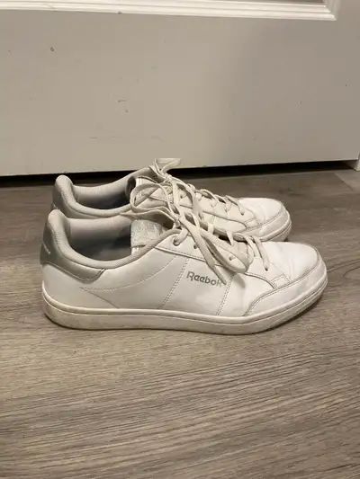 Women's Reebok Shoes in White and Silver, Size 10, View more