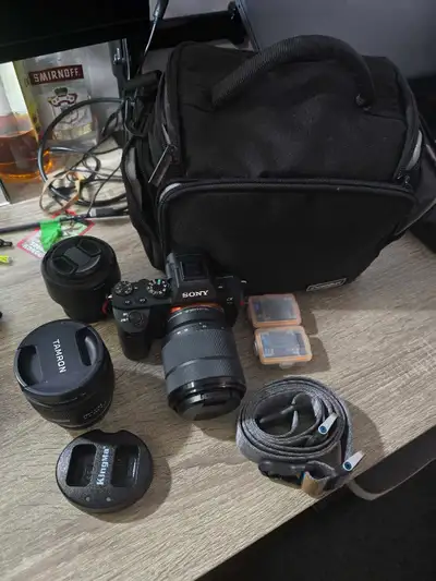 Selling my used Sony A7iii full-frame mirrorless camera, a versatile and high-performing camera perf...