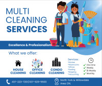 Residential/Office cleaning services!