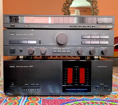 Sansui B-2101 Power and C-2101 Pre Amps, View more