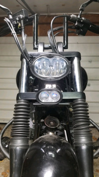 Custom Blackout Yamaha vstar1100 cruiser motorcycle