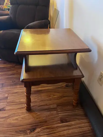 Antique Wooden Tiered Table, View more