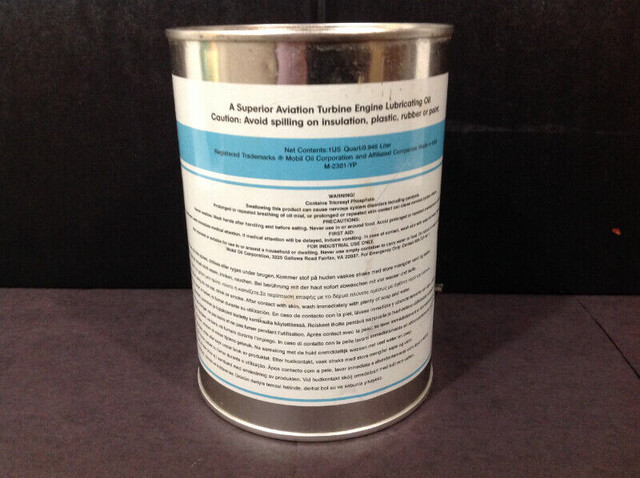 EXXON MOBIL JET OIL 254 TIN CAN BANK (RARE) in Arts & Collectibles in Winnipeg - Image 4