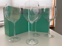 Bohemia Belfor Vintage Crystal Wine Glasses