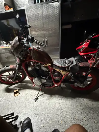 Up for sale is a 1984 Honda shadow custom bobber 500cc. With brand new battery, it needs fresh gas,...