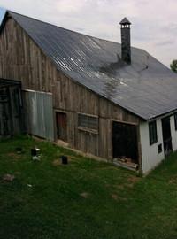 Roof painting barn farm house peinture de toiture grange maison