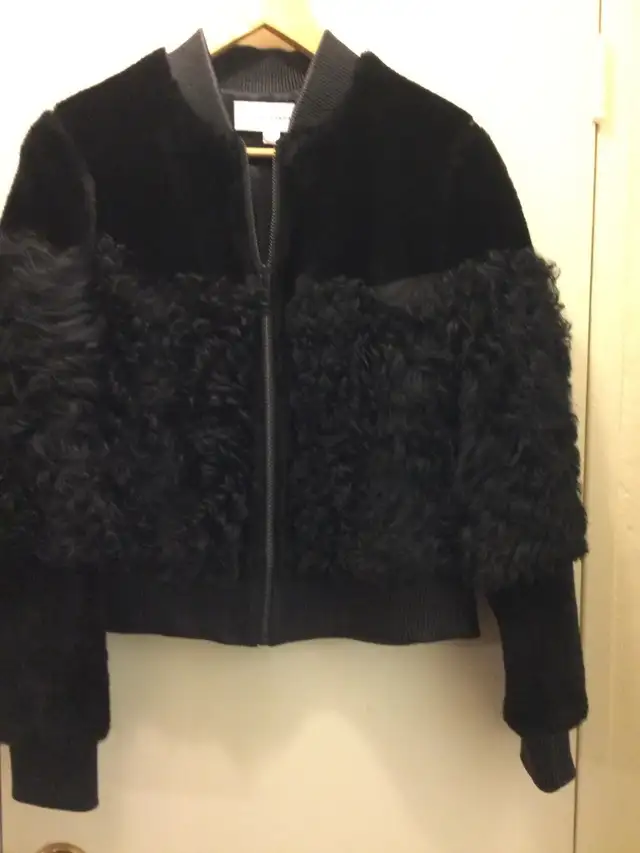 Loeffler Randall Shearling Leather Jacket in Women's - Tops & Outerwear in City of Toronto - Image 5