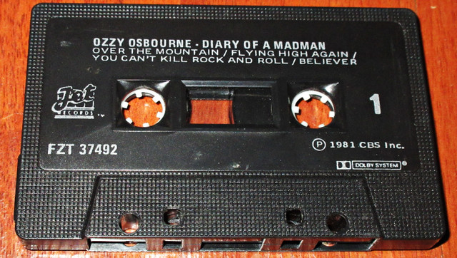 Cassette Tape :: Ozzy Osbourne - Diary of a Madman in CDs, DVDs & Blu-ray in Hamilton - Image 2