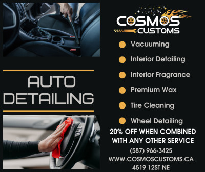 Vehicle Detailing 20% OFF