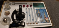 Vintage Microscope Kit