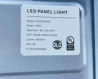 LED PANEL LIGHTModel: CCR2450XDPower: 50WInput Volt.: AC 100-347