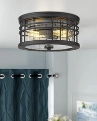 #ROVARD Farmhouse Flush Mount Ceiling Light