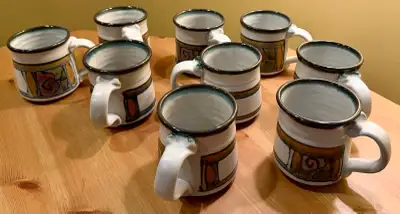 Pike Design Stoneware Mugs (3 5/8” - 3 3/4” tall), View more