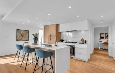 2bed + Den, 2.5 Bath suite available AS OF NOW in Seymour Village at Apex by Denna Building in Lynnm...