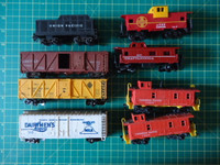 H.O. Scale Rail Cars 8 @ $7 each