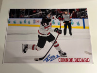 Connor Bedard “Slap Shot” Team Canada 19x13 Print 