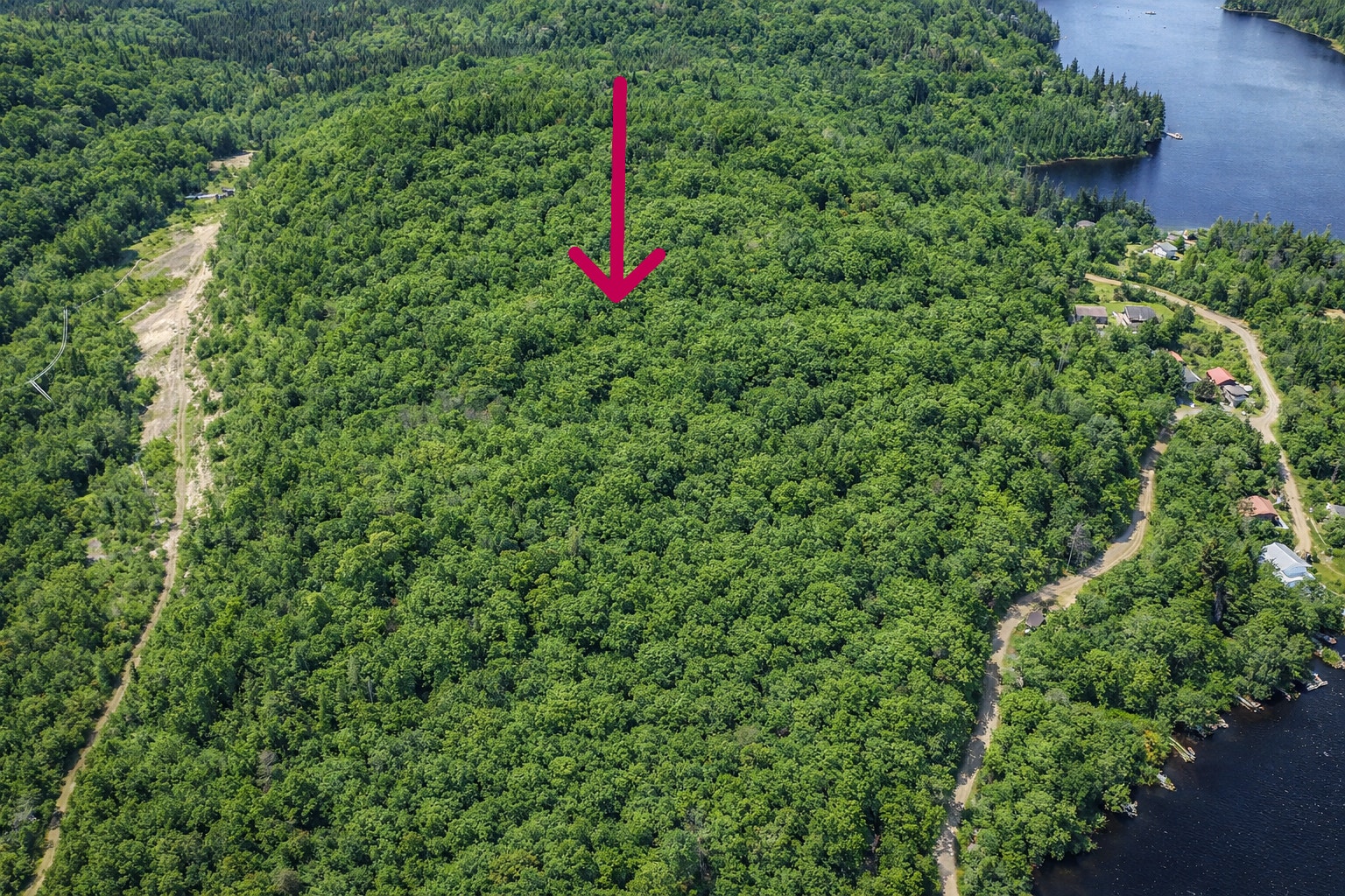 Terrains de 19 acres - top de Montagne - St-Adolphe - d' Howard — photo 2