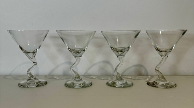 12 - Z Stem Martini Glasses In Box in Kitchen & Dining Wares in Corner Brook