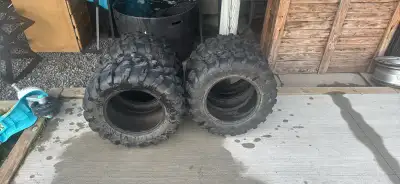 27x11x14 and 27x9x14 Low mileage take offs. No plugs or patches. Great condition $400