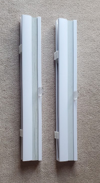 Two cordless cellular blinds or shades