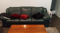 High Quality Green Leather Sofa
